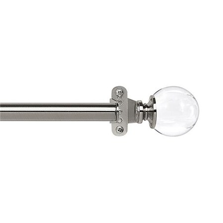 Achim Importing Achim INRJDE6606 Innovative Decorative Room Darkening Wrap Around Rod & Finial - Jade - 66-120 in. INRJDE6606